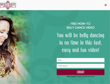Tablet Screenshot of hipbellydancer.com